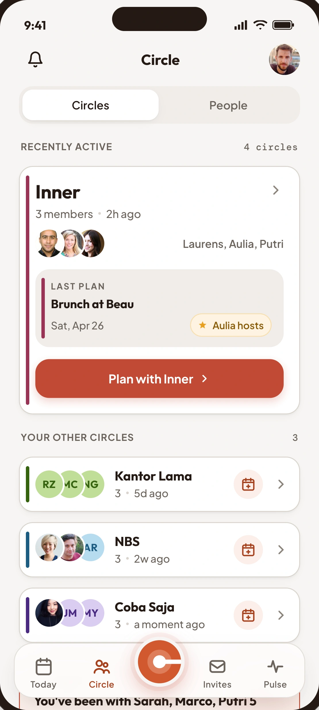 Made for your social circles.